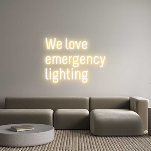 Custom Neon Sign We love
emer...