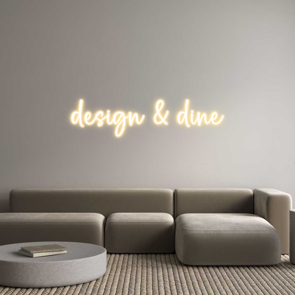 Custom Neon Sign design & dine