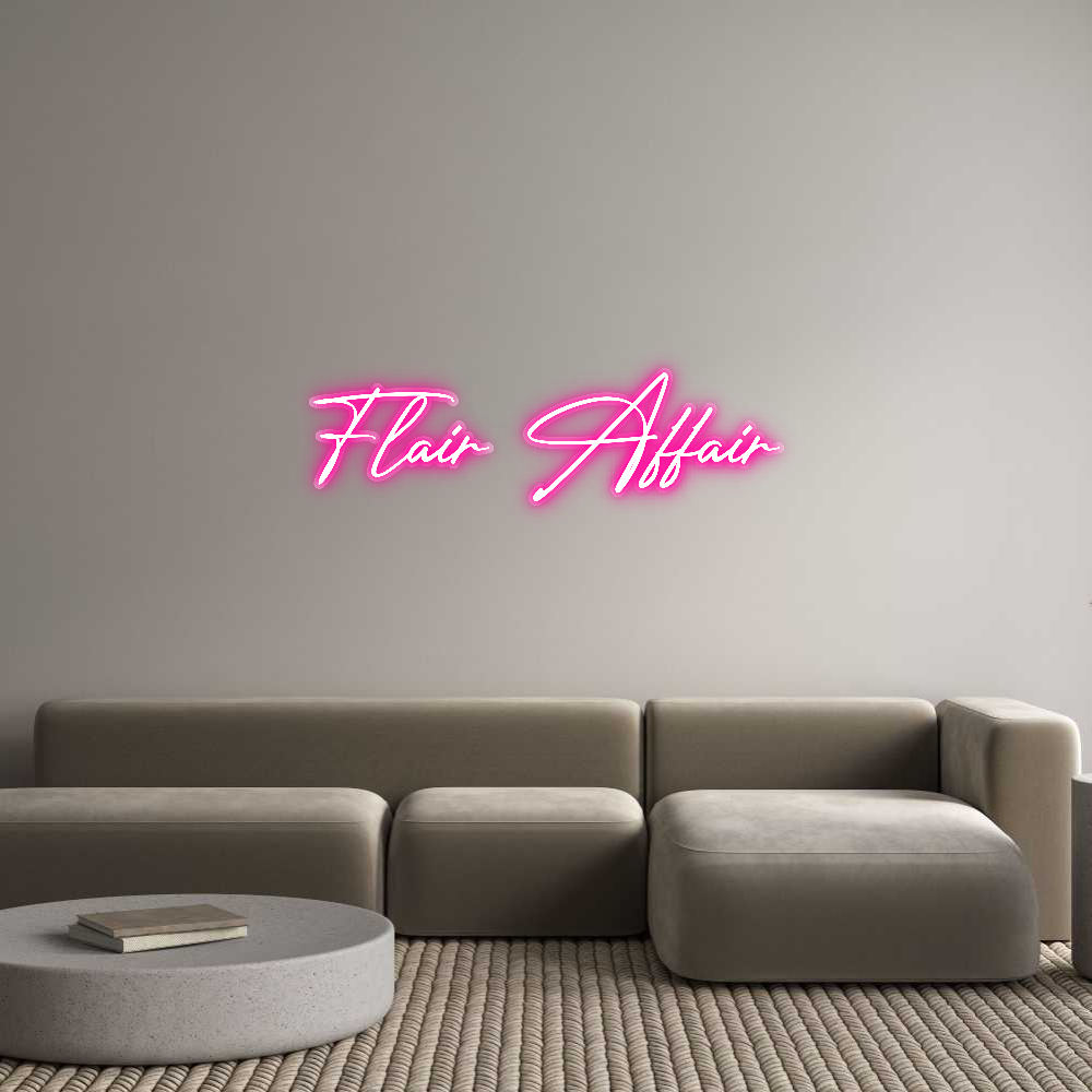 Custom Neon Sign Flair Affair