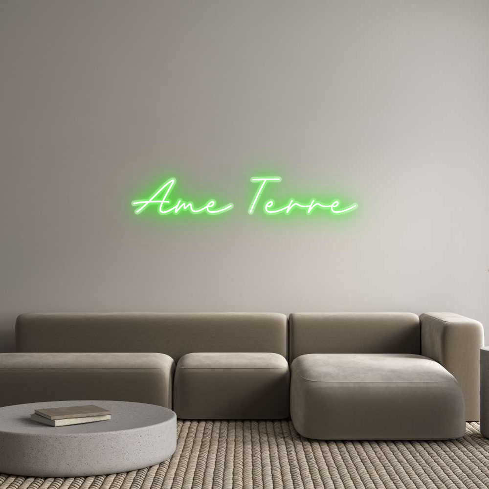 Custom Neon Sign Ame Terre