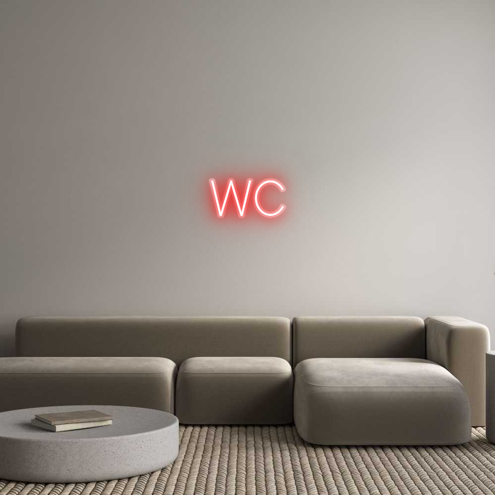 Custom Neon Sign WC