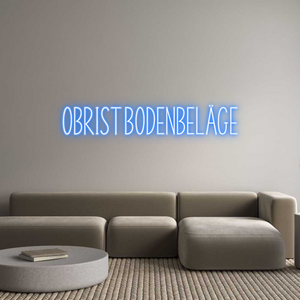 Custom Neon Sign Obrist Bodenb...