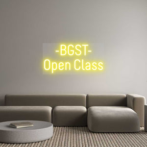 Custom Neon Sign -BGST-
Open ...