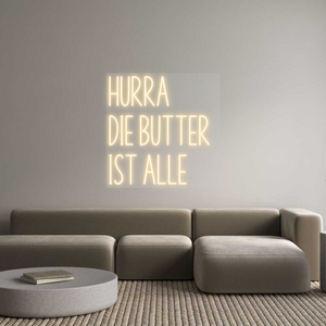 Custom Neon Sign Hurra 
Die B...