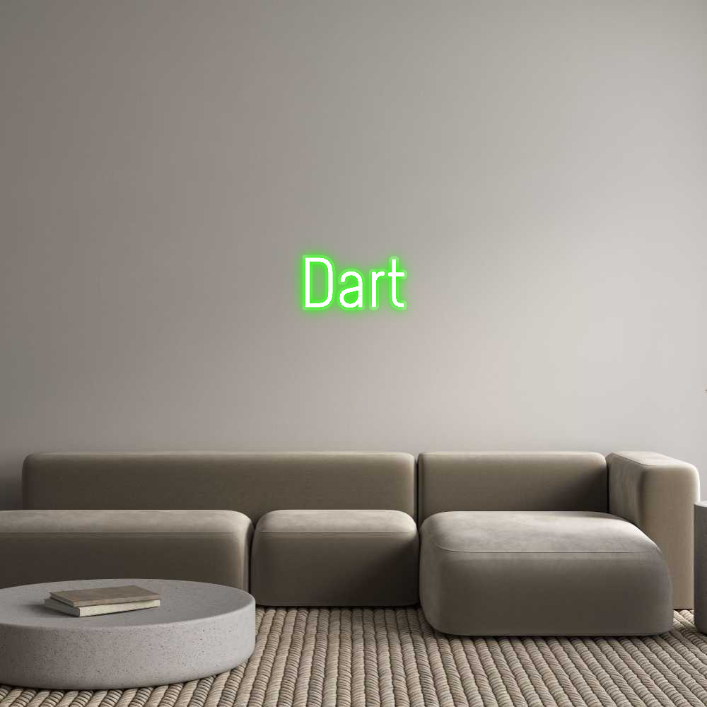 Custom Neon Sign Dart