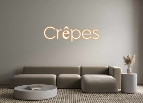 Custom Neon-Sign Crêpes