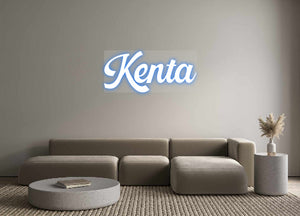 Custom Neon-Sign Kenta