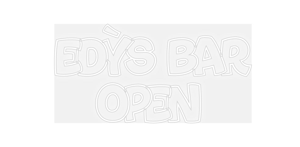 Custom Neon-Sign EDY`s Bar
Open