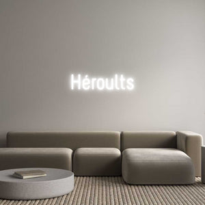 Custom Neon Sign Héroults