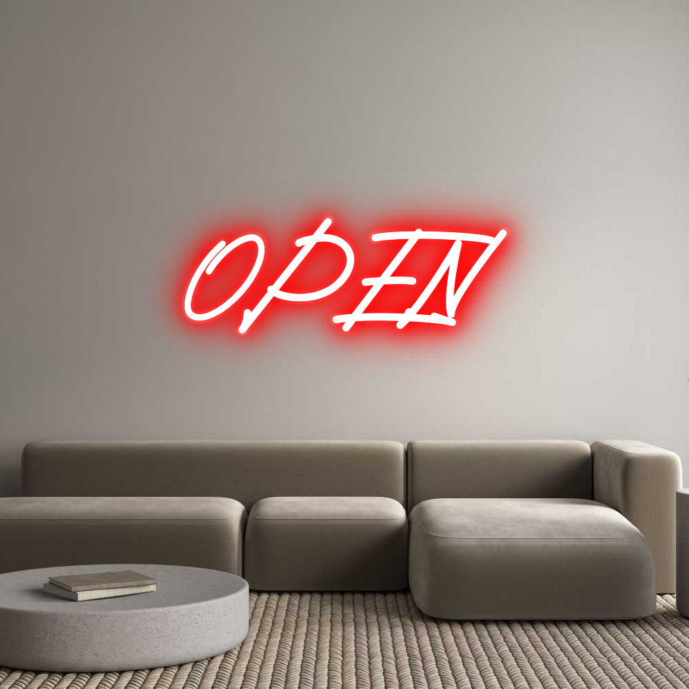 Custom Neon Sign OPEN